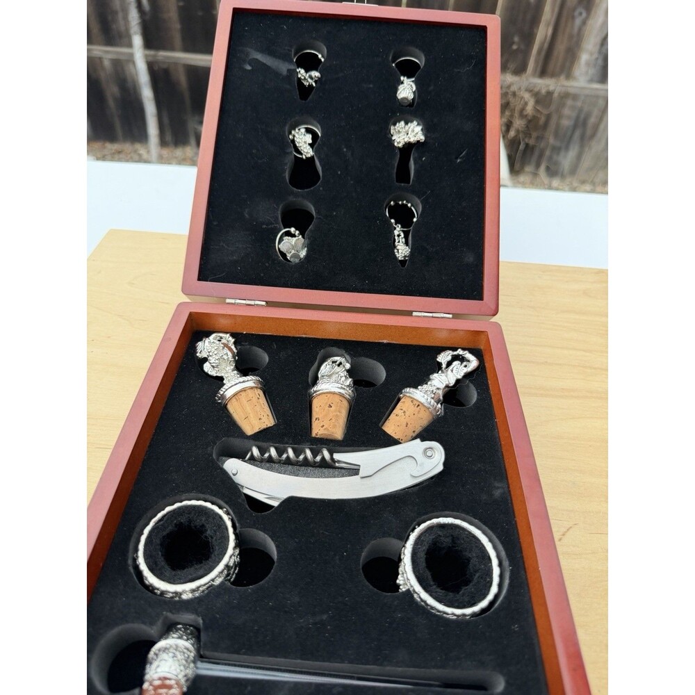 Legacy By Picnic Time 13 Piece Decorative Wine Accessory Box Set New
